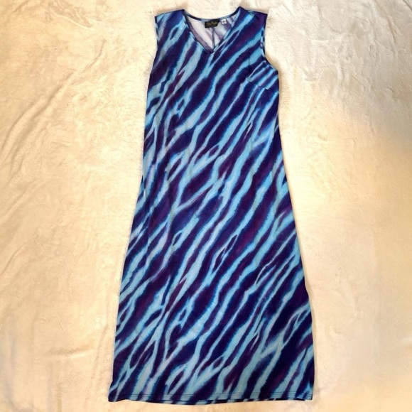 Vintage 80s Bob Mackie Animal Print Slip Dress - Picture 4 of 7
